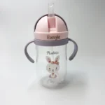 Εκπαιδευτικό Ποτήρι με Καλαμάκι 350ml – Ιδανικό για Βρέφη & Νήπια - Image 10