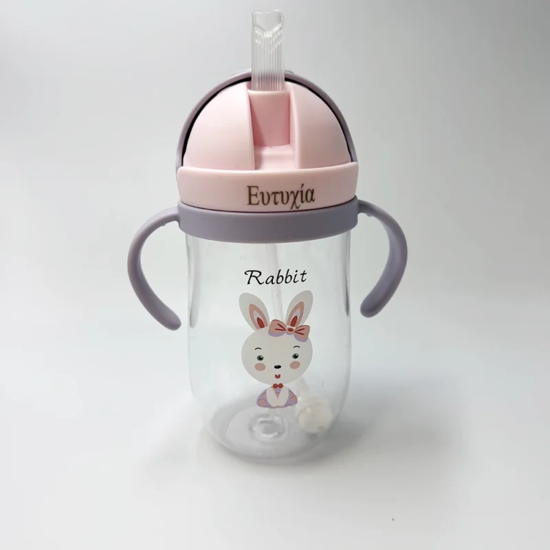 Εκπαιδευτικό Ποτήρι με Καλαμάκι 350ml – Ιδανικό για Βρέφη & Νήπια - Image 10