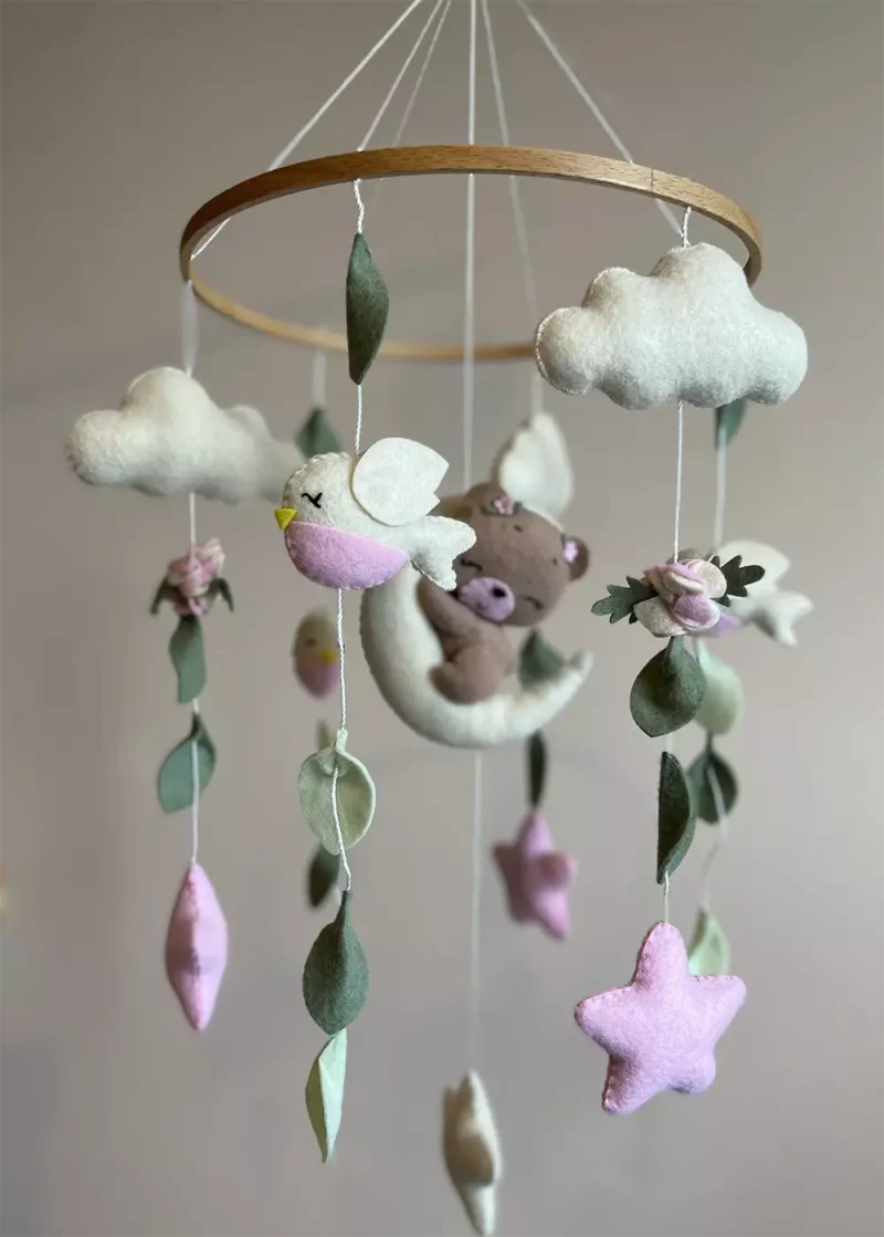 Μόμπιλε αρκουδάκι Ροζ