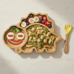 Πιατάκι μπαμπού Δεινόσαυρος με 3 χωρίσματα