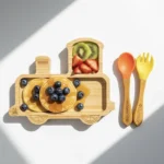 Πιατάκι μπαμπού Τρενάκι