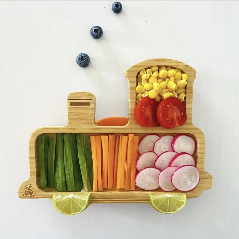 Πιατάκι μπαμπού Τρενάκι - Image 2