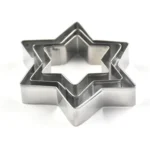 Μεταλλικά Κουπ πατ Αστεράκια 3τμχ - Image 2