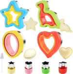 Σετ Κόφτες ζύμης & Κόφτες φρούτων 9τμχ