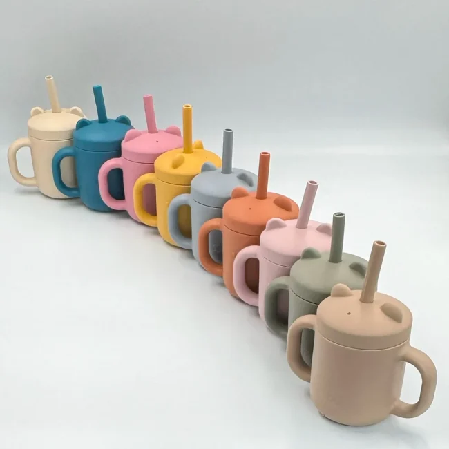 Ποτήρι σιλικόνης με χερούλια