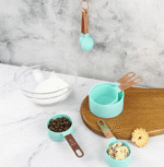 Σετ μεζούρες τιρκουάζ/rose gold - Image 2