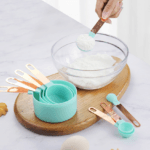 Σετ μεζούρες τιρκουάζ/rose gold - Image 3