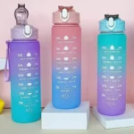 Παγούρι νερού χρωματιστό με ιμάντα 750ml