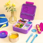 Lunch Box με Θερμός - 4 Snack Box - Κουταλοπίρουνα - Image 4