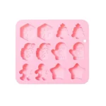 Φόρμα σιλικόνης Xmas 12 θέσεις - Image 2