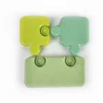 Πλαστικό φαγητοδοχείο Puzzle σε 2 χρώματα - Image 4