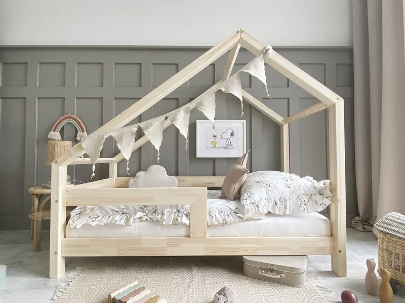 Κρεβάτι Coco με ίσιο κάγκελο - Image 3