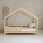 Παιδικό Κρεβάτι Montessori HOUSEBED FELLO με Προστατευτικά Κάγκελα - Image 2