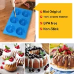 Φόρμα Σιλικόνης Blue Donuts - Image 3