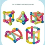 Μαγνητικά Τουβλάκια Κατασκευών - Σετ 42 τεμαχίων - Image 6