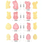 Καλούπι Cookies - Κουνελάκια με αυγά - Image 5