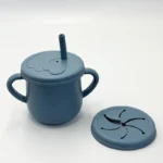 Ποτήρι σιλικόνης με χερούλια 2 σε 1 (Hearts) - Image 5