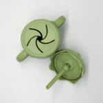 Ποτήρι σιλικόνης με χερούλια 2 σε 1 (Honey) - Image 6