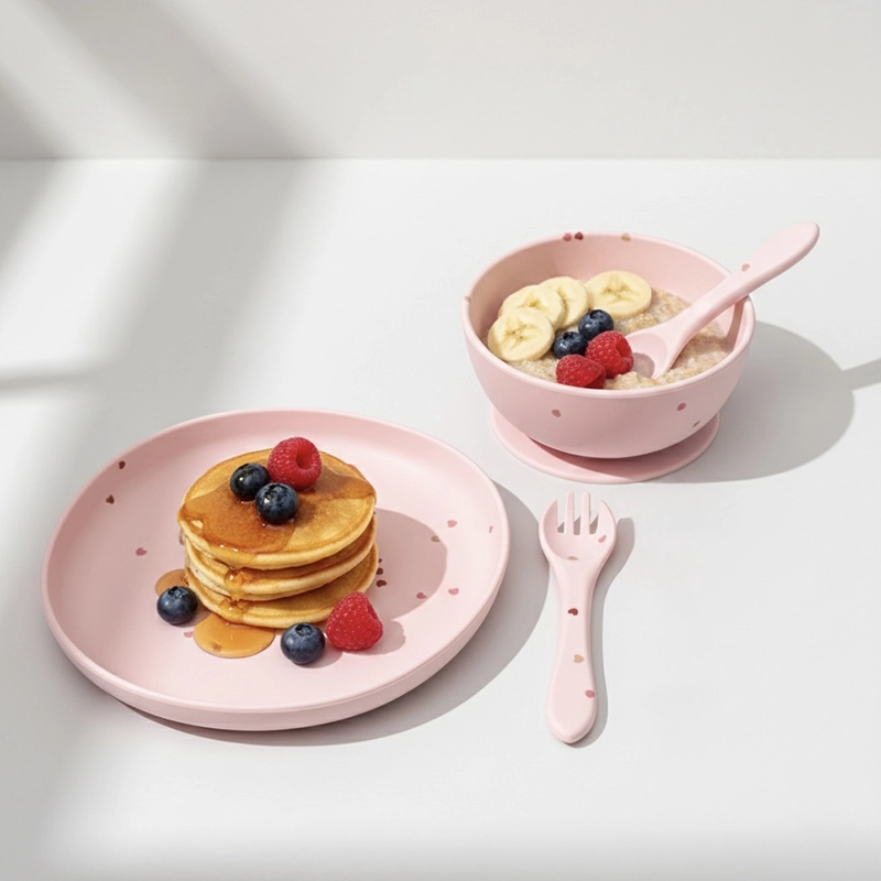 siliconeset Σετ φαγητού σιλικόνης- Pastel Αποχρώσεις - Image 1