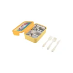 Estia Παιδικό Φαγητοδοχείο SAVE THE AEGEAN 900ml με 2 Ανοξ. Θήκες