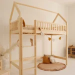 Υπερυψωμένο Παιδικό Κρεβάτι Σπιτάκι Bianco Loft - Image 4