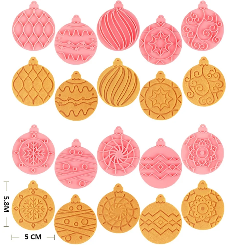 Καλούπι Cookies - Χριστουγεννιάτικες Μπάλες - Image 2