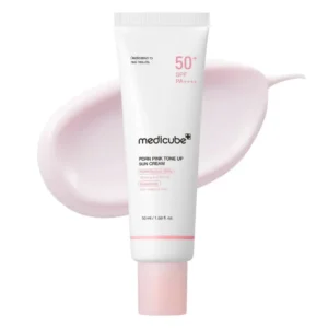 Medicube PDRN Pink Tone Up Sun Cream SPF50+ αντηλιακή προσώπου με glow effect