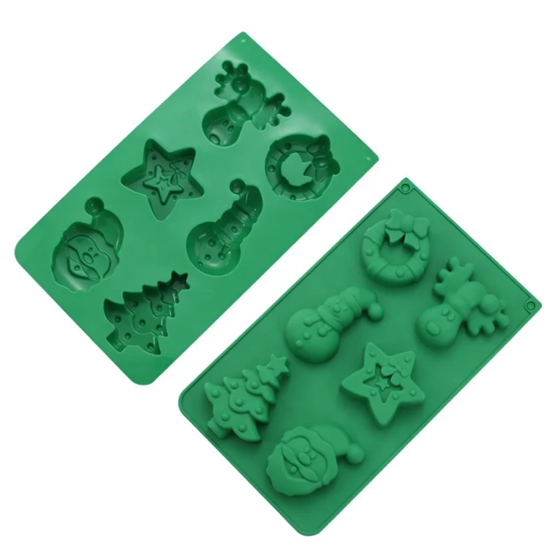 Φόρμα Σιλικόνης - 8 Χριστουγεννιάτικα Σχέδια - Image 5