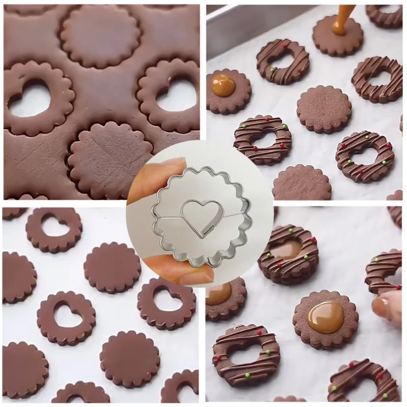 Μεταλλικά Κουπ Πατ Flower Christmas 9τμχ - Image 6