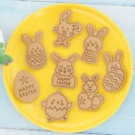 Καλούπι Cookies για πασχαλινά -Κουνελάκι Happy Easter