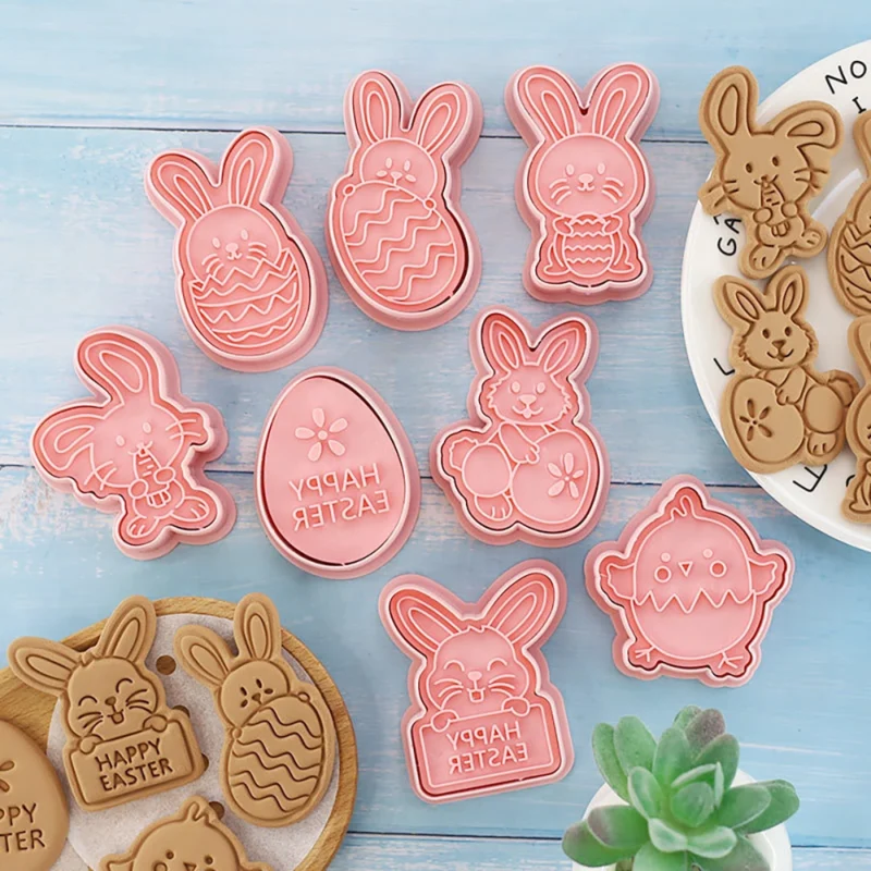 Καλούπι Cookies για πασχαλινά -Κουνελάκι Happy Easter - Image 2
