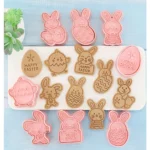Καλούπι Cookies για πασχαλινά -Κουνελάκι Happy Easter - Image 3