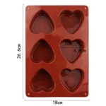 Φόρμα Σιλκόνης - Hearts - Image 4