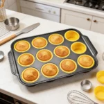 Μεταλλική Φόρμα για Muffins με 12 Θήκες Σιλικόνης