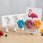 Φόρμα Σιλικόνης Παγωτού 3 Θέσεων - Πατούσα - Image 4