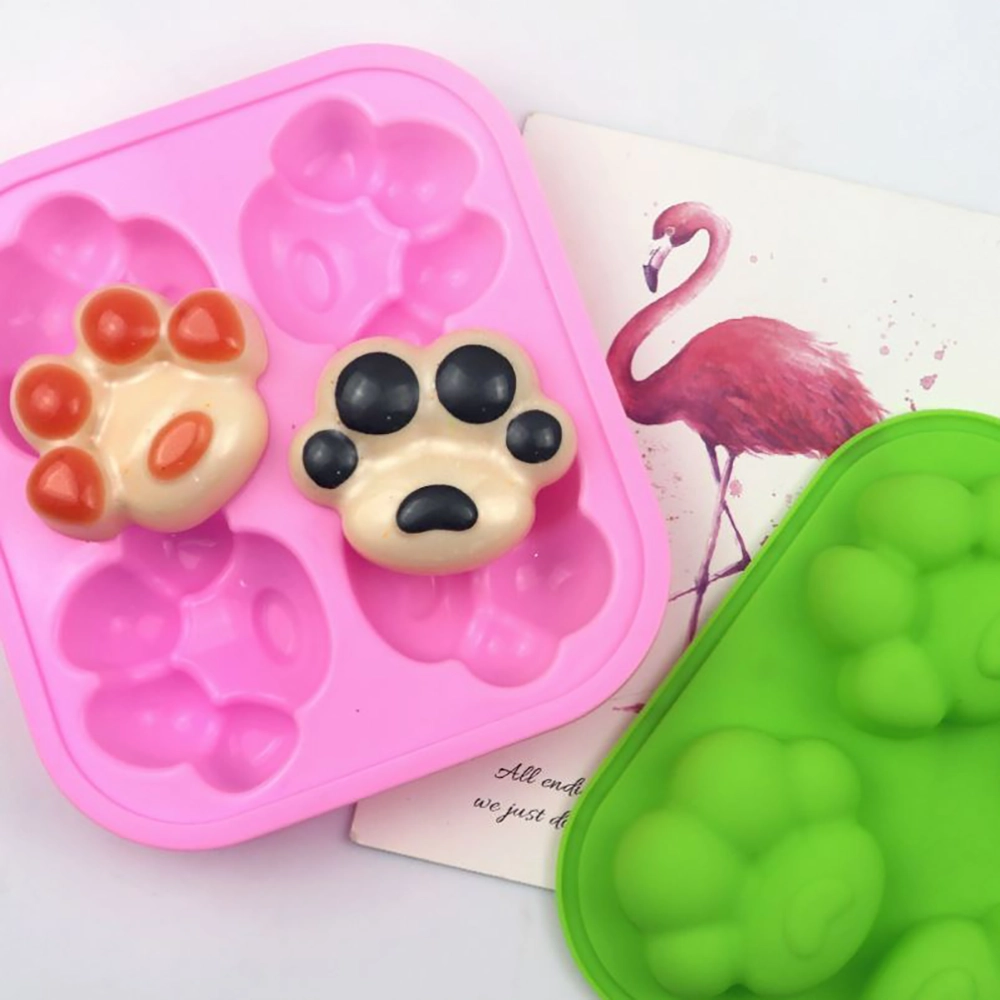 paw copy Φόρμα Σιλικόνης - Pink Paw - Image 1