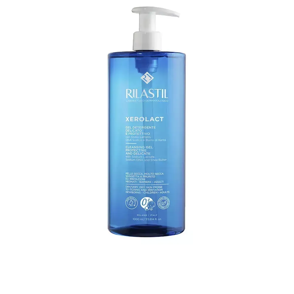 rilastil_xerolact_gel_katharismou_prosopou_1000ml gel καθαρισμού προσώπου για ξηρό δέρμα