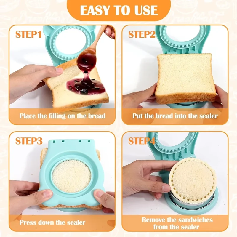 Sandwich Cutters σε Σχήμα Καρδιάς - Image 4