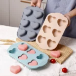 Φόρμα Σιλικόνης - 3D Hearts - Image 3