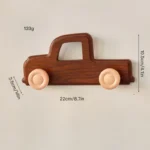 Παιδικές Ξύλινες Κρεμάστρες Τοίχου με Αυτοκινητάκια (Σετ 3 Τεμαχίων) - Image 2