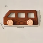 Παιδικές Ξύλινες Κρεμάστρες Τοίχου με Αυτοκινητάκια (Σετ 3 Τεμαχίων) - Image 3