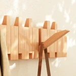 Ξύλινη Κρεμάστρα Τοίχου με Μοντέρνο Σχεδιασμό - Image 3