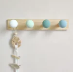 ξύλινη κρεμάστρα τοίχου