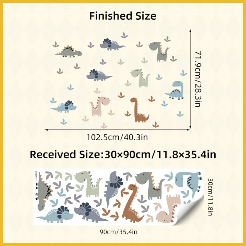 Αυτοκόλλητο Τοίχου Δεινόσαυροι - Image 2