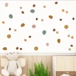 Αυτοκόλλητα Τοίχου Dots Σκουρόχρωμα - Image 2
