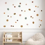 Αυτοκόλλητα Τοίχου Dots Σκουρόχρωμα - Image 3