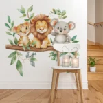 Αυτοκόλλητα Τοίχου Zωάκια Safari (Lion & Friends) - Image 3