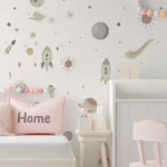 Αυτοκόλλητο Τοίχου Πλανήτες & Διαστημόπλοια