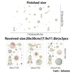 Αυτοκόλλητα Τοίχου Διάστημα (Διαστημόπλοια & Πλανήτες) - Image 4