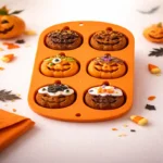 Φόρμα Σιλικόνης 6 θέσεων - Κολοκύθα Halloween - Image 2